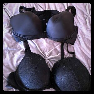 Two bras